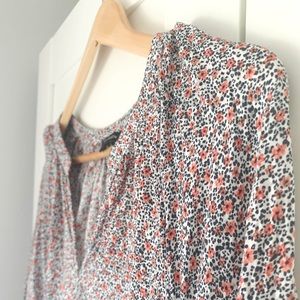 Anne Carson Floral Blouse